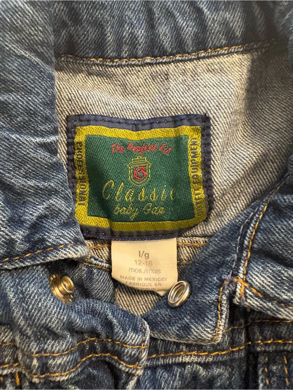 Vintage Baby Gap Denim Jacket 12-18 Months